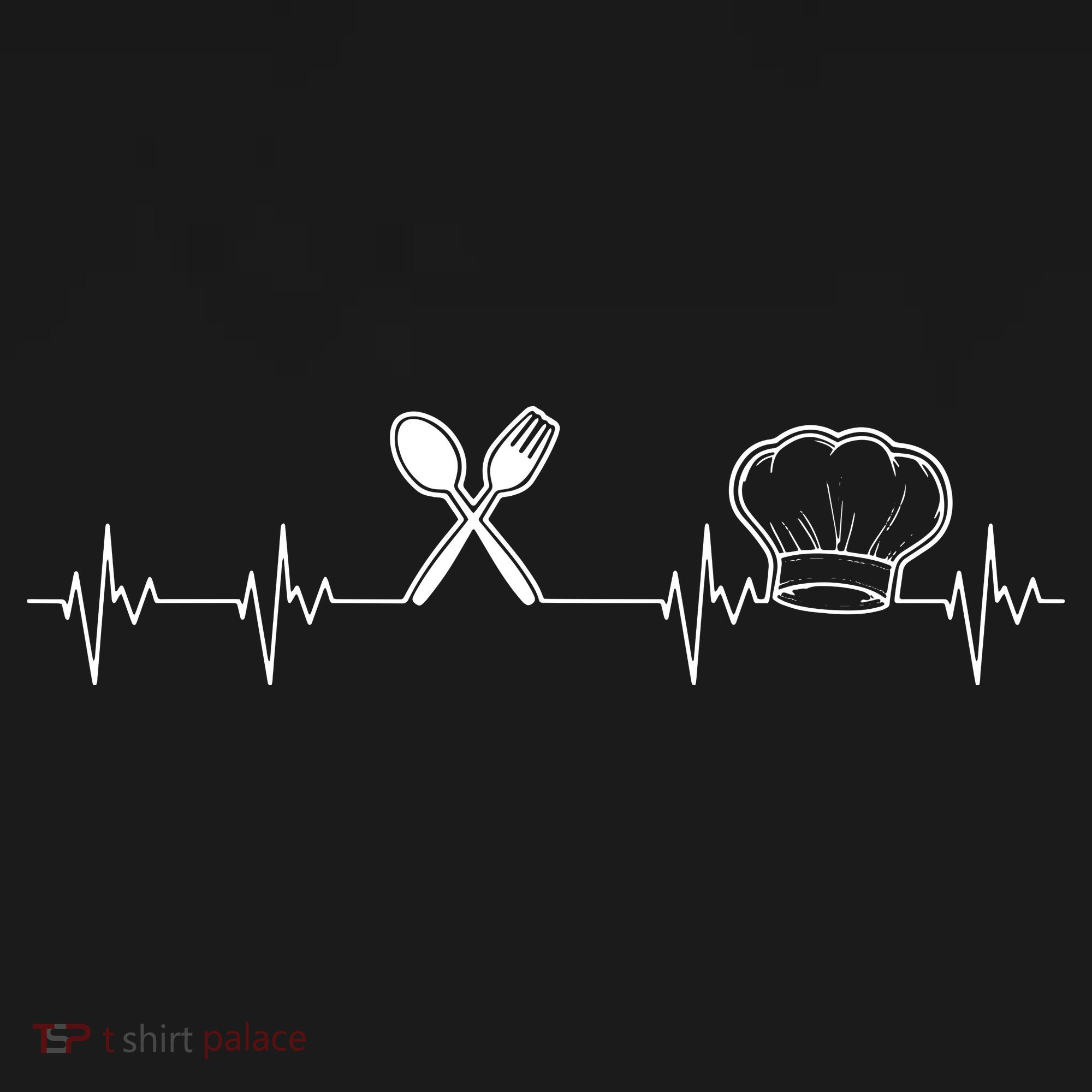 Chef Heartbeat Funny Culinary Chef Gift Cooking Lover Toddler Hoodie
