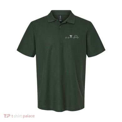 Chef Heartbeat Funny Culinary Chef Gift Cooking Lover Polo