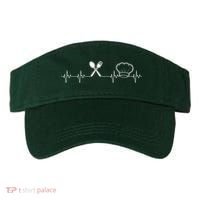 Chef Heartbeat Funny Culinary Chef Gift Cooking Lover Visor thumb 0