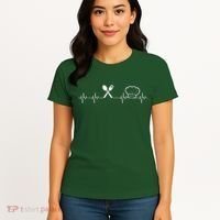 Chef Heartbeat Funny Culinary Chef Gift Cooking Lover Women's T-Shirt thumb 4