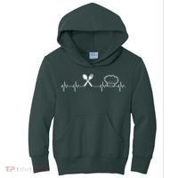 Chef Heartbeat Funny Culinary Chef Gift Cooking Lover Kids Hoodie thumb 0
