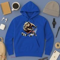 Capybara Hockey Funny Ice Hockey Player Gift Hoodie thumb 3