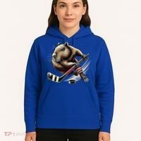 Capybara Hockey Funny Ice Hockey Player Gift Hoodie thumb 5