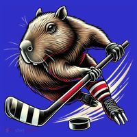 Capybara Hockey Funny Ice Hockey Player Gift Women's Tank Top thumb 5