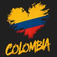 Colombia Heart Flag Women's Sweatshirt thumb 2