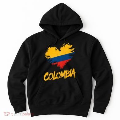 Colombia Heart Flag Hoodie