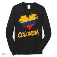 Colombia Heart Flag Long Sleeve Shirt thumb 0