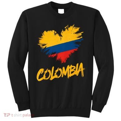 Colombia Heart Flag Sweatshirt
