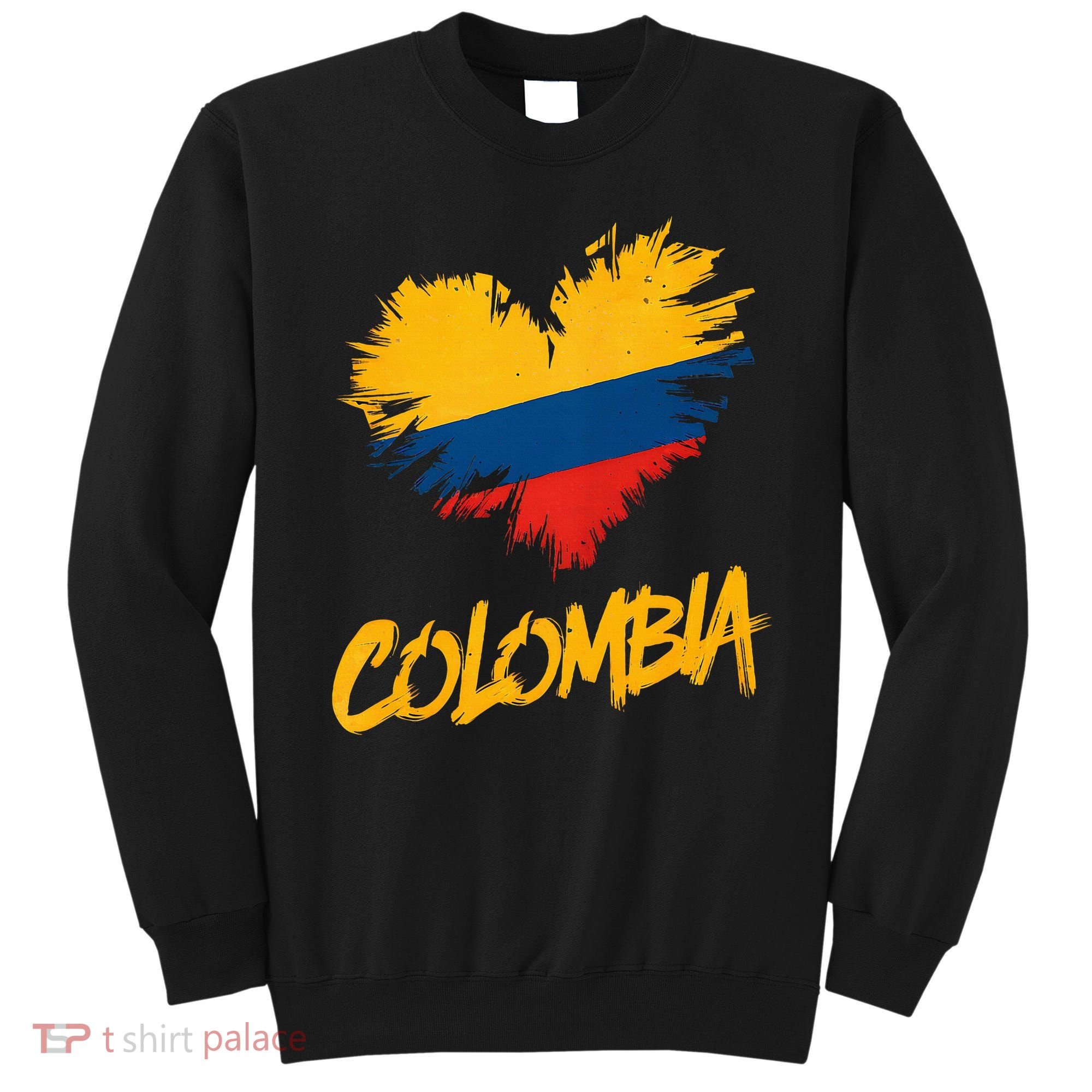 Colombia Heart Flag Sweatshirt