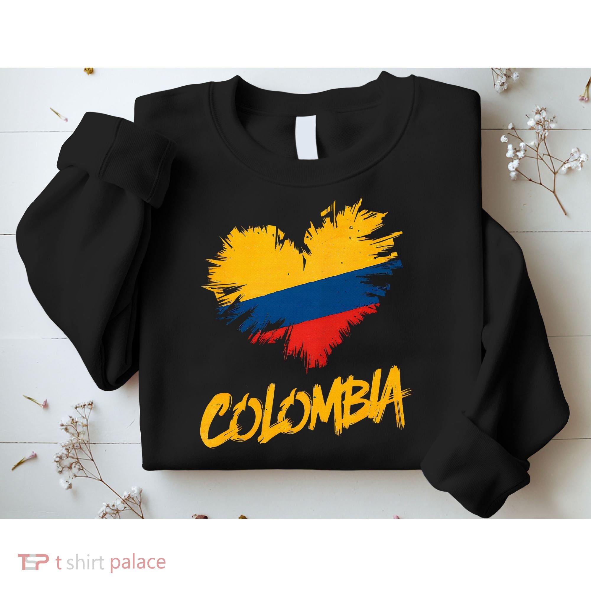 Colombia Heart Flag Sweatshirt