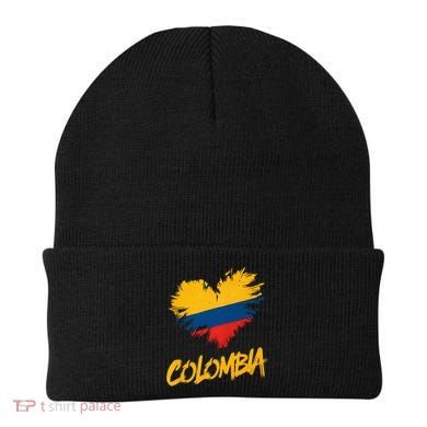 Colombia Heart Flag Beanie