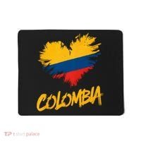 Colombia Heart Flag Mousepad thumb 0