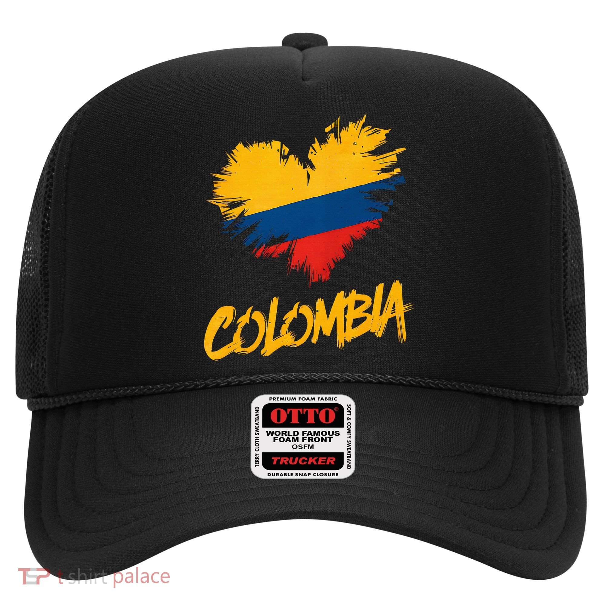 Colombia Heart Flag Hat