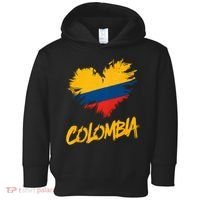 Colombia Heart Flag Toddler Hoodie thumb 0