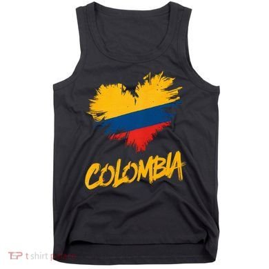 Colombia Heart Flag Tank Top