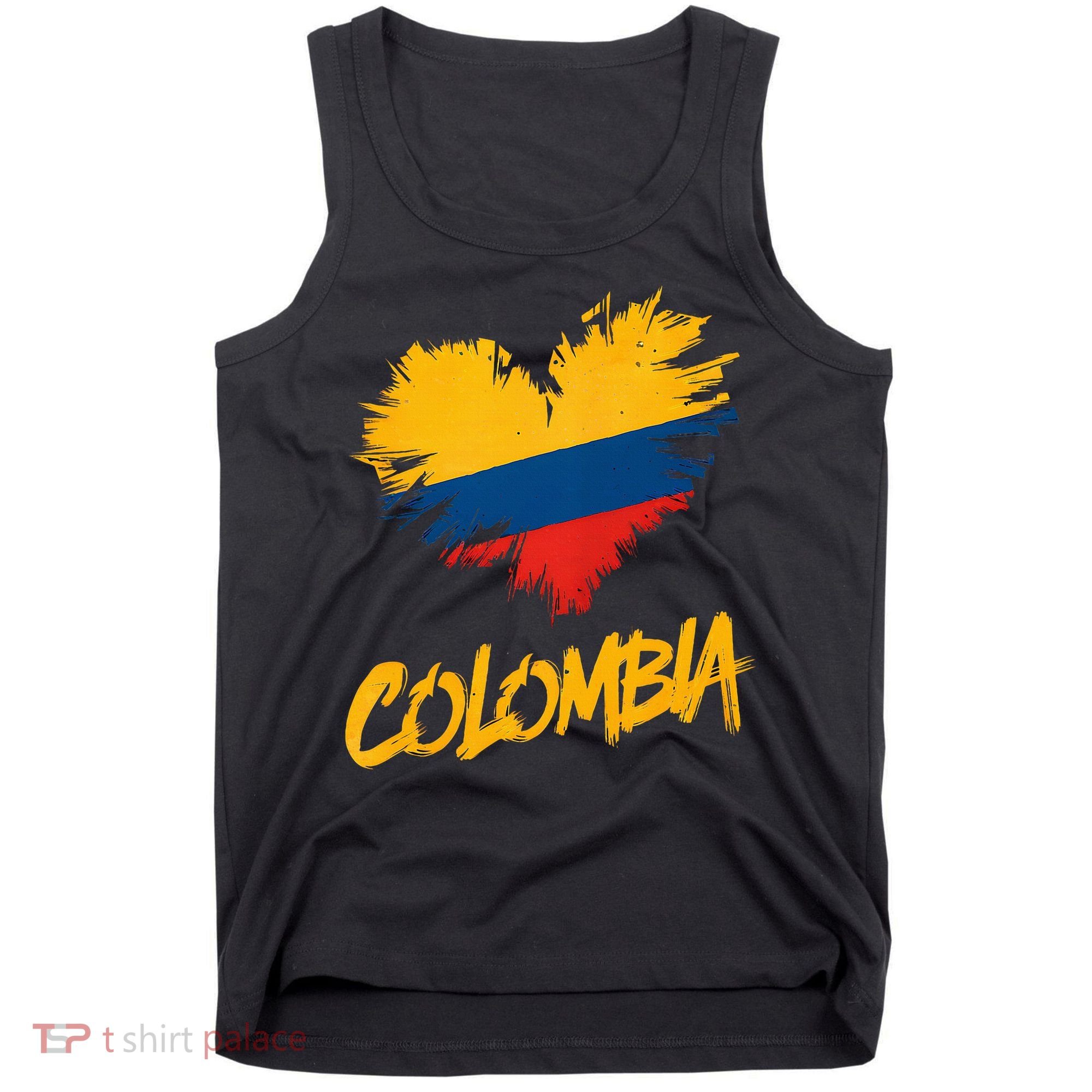 Colombia Heart Flag Tank Top