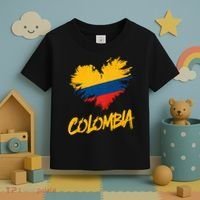 Colombia Heart Flag Toddler T-Shirt thumb 3