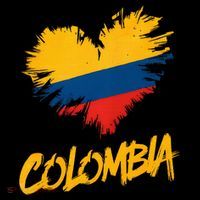Colombia Heart Flag Toddler T-Shirt thumb 4