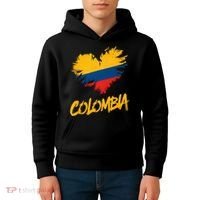 Colombia Heart Flag Kids Hoodie thumb 4