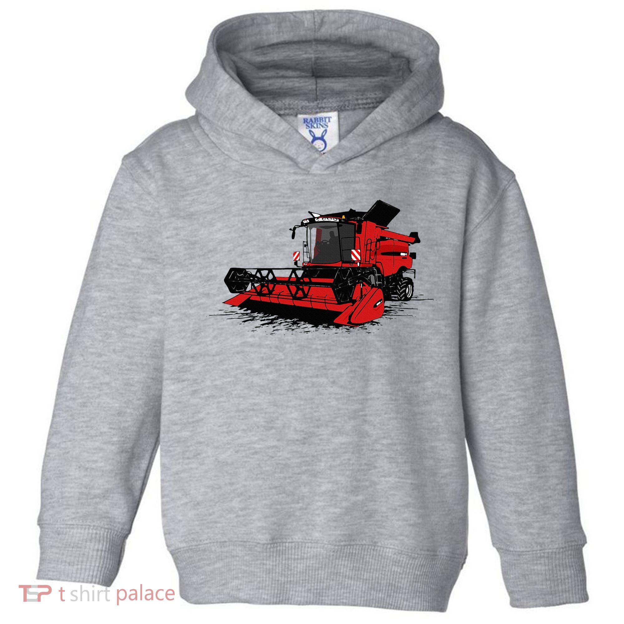 Combine Harvester Farmers Agriculture Toddler Hoodie
