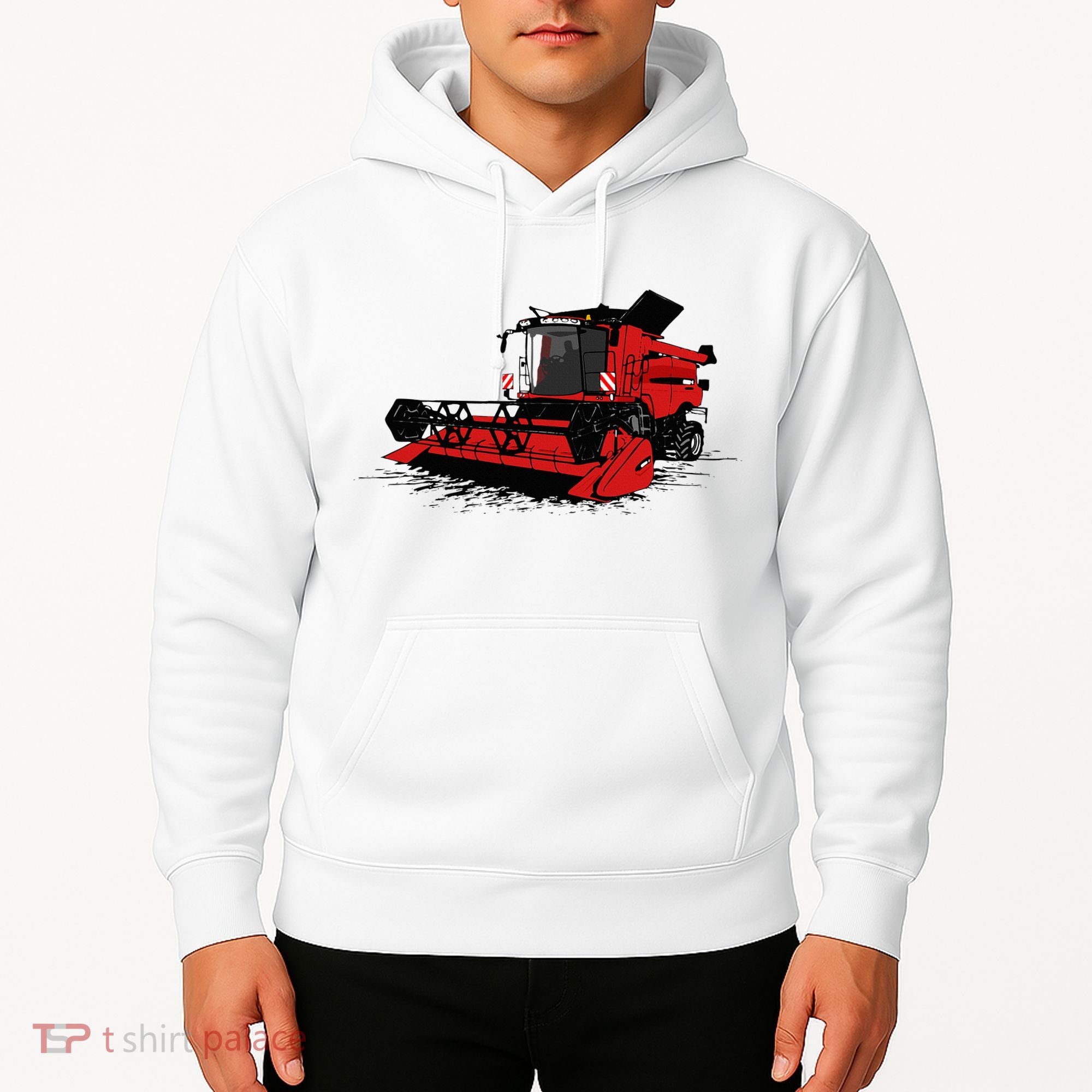 Combine Harvester Farmers Agriculture Hoodie