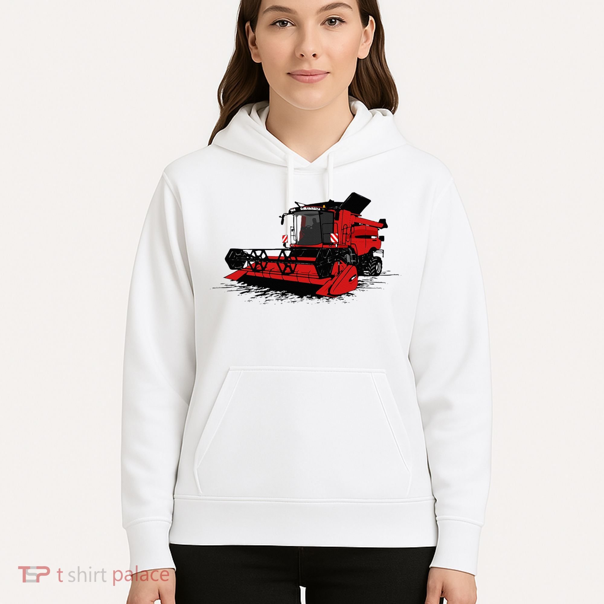 Combine Harvester Farmers Agriculture Hoodie