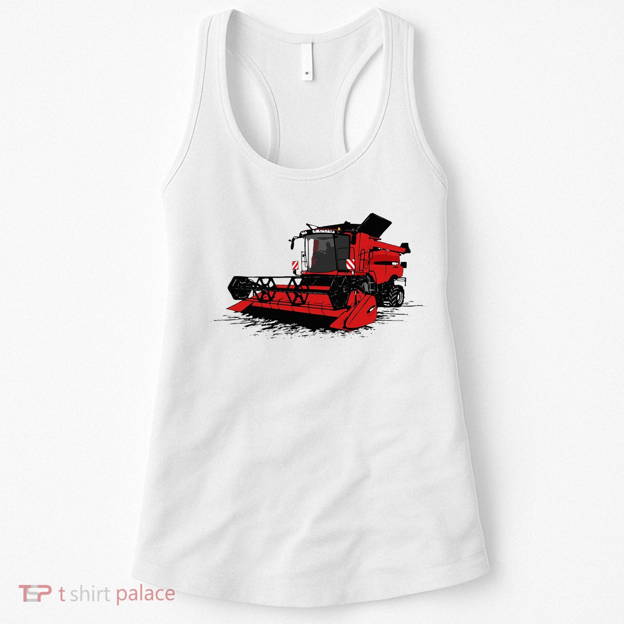 Combine Harvester Farmers Agriculture Women's Tank Top