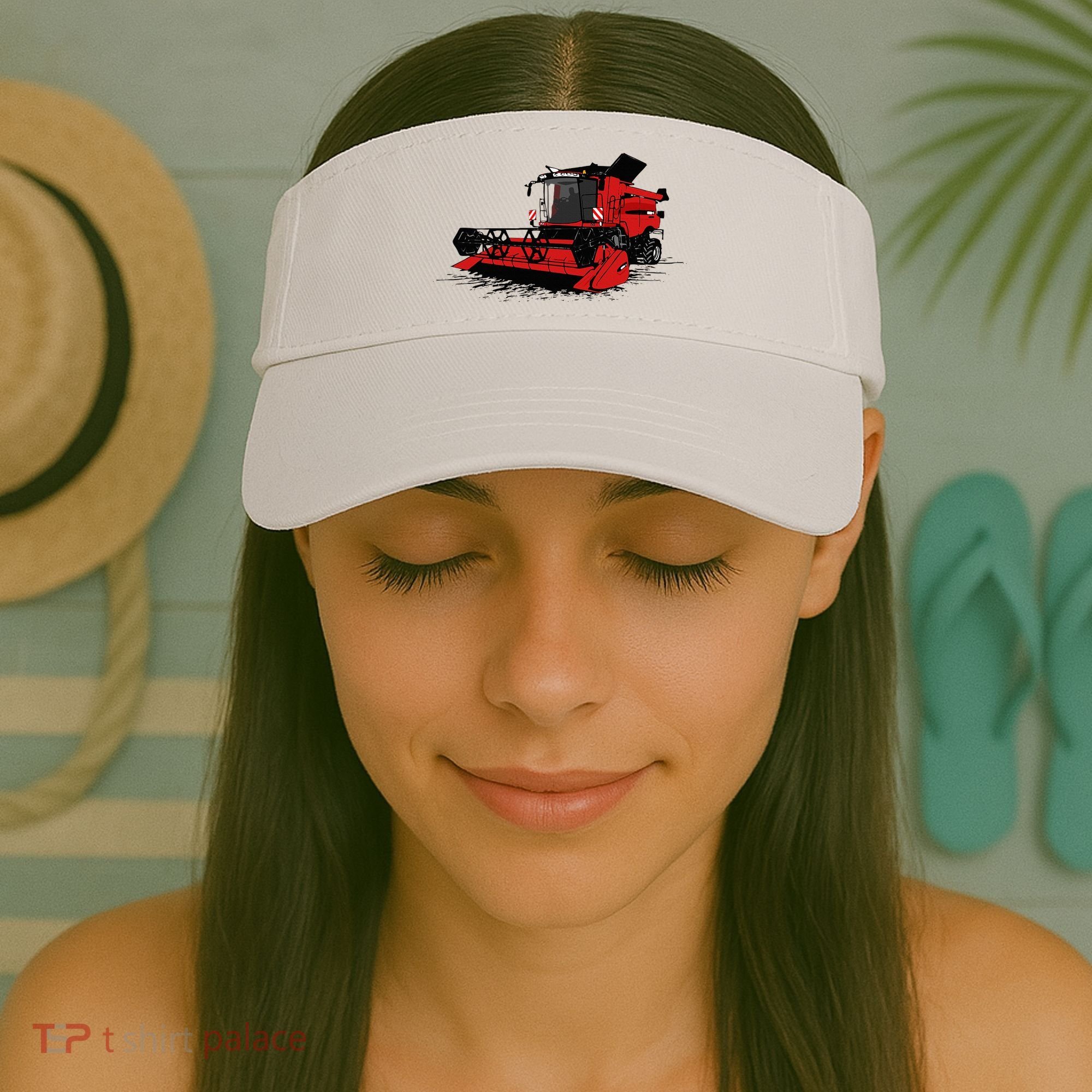 Combine Harvester Farmers Agriculture Visor