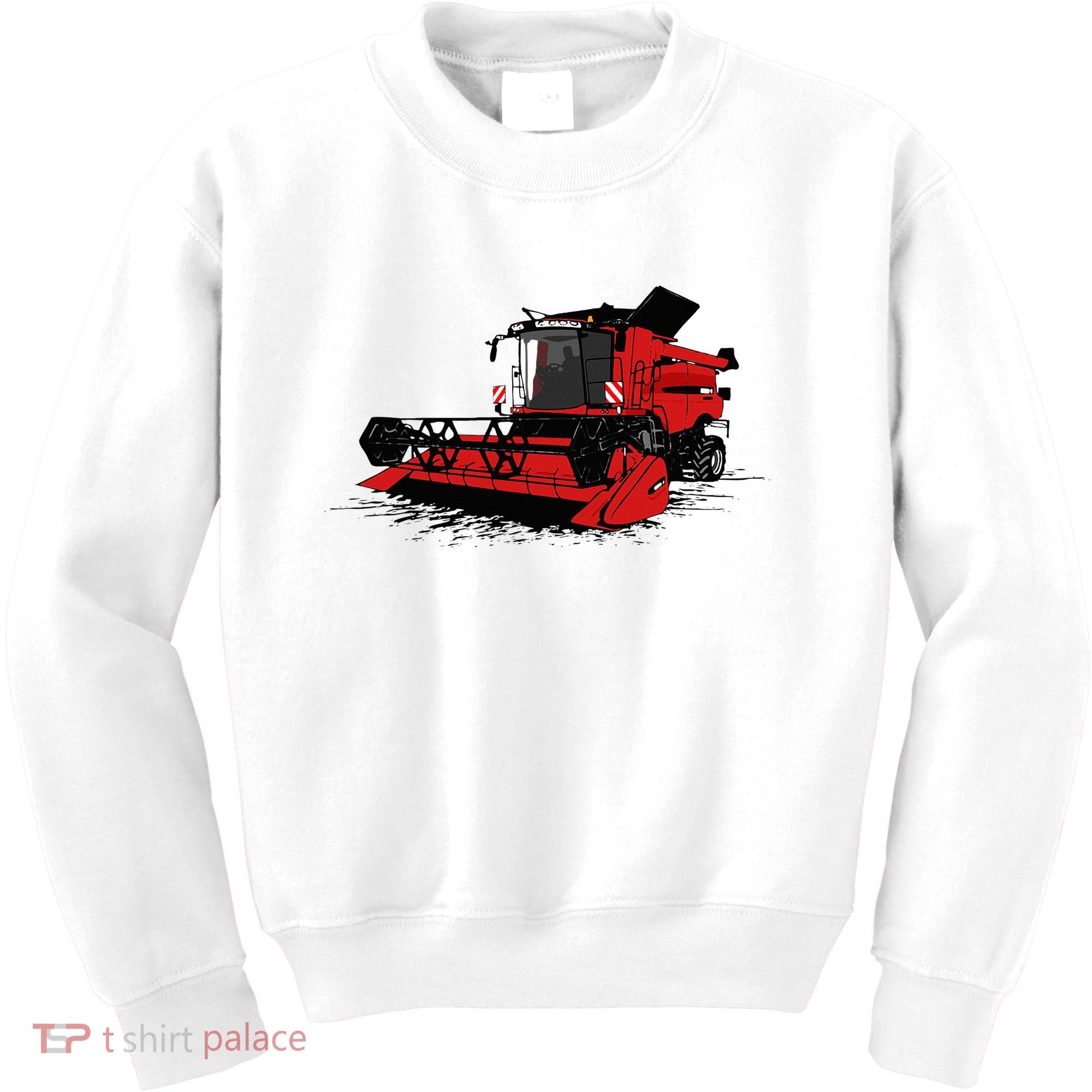 Combine Harvester Farmers Agriculture Kids Sweatshirt