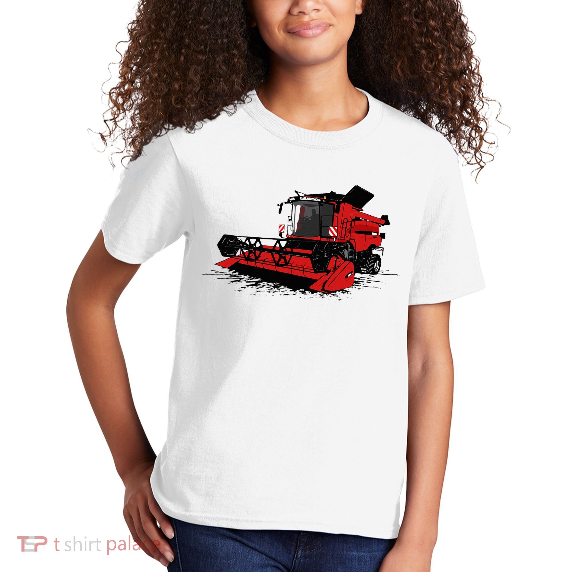 Combine Harvester Farmers Agriculture Kids T-Shirt