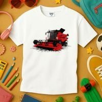 Combine Harvester Farmers Agriculture Kids T-Shirt thumb 3