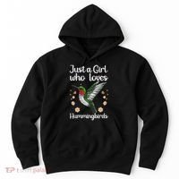 Cool Hummingbird For Girl Tropical Bird Watcher Birder Hoodie thumb 0