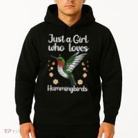 Cool Hummingbird For Girl Tropical Bird Watcher Birder Hoodie thumb 2