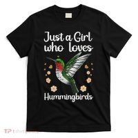 Cool Hummingbird For Girl Tropical Bird Watcher Birder T-Shirt thumb 0