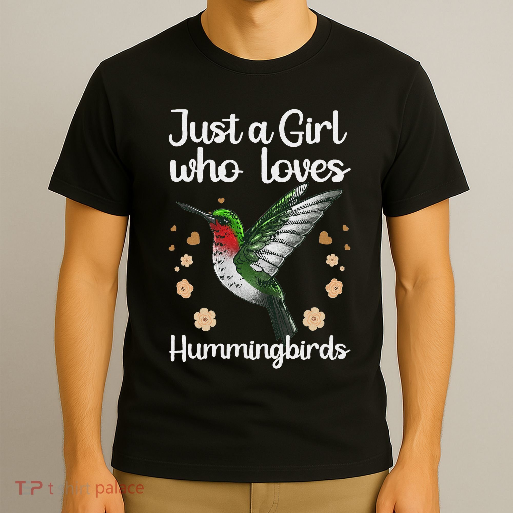 Cool Hummingbird For Girl Tropical Bird Watcher Birder T-Shirt