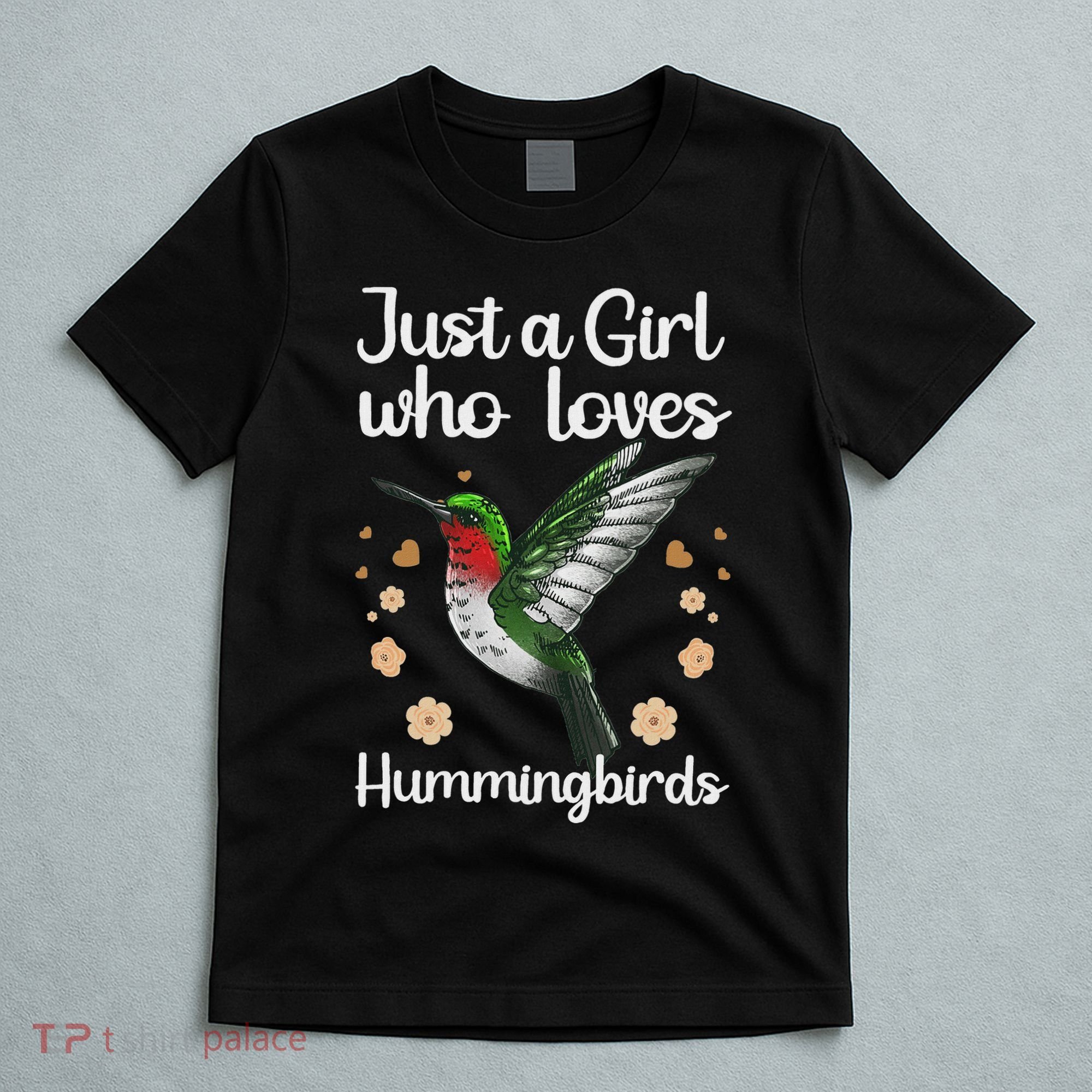 Cool Hummingbird For Girl Tropical Bird Watcher Birder T-Shirt