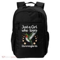 Cool Hummingbird For Girl Tropical Bird Watcher Birder Backpack thumb 0
