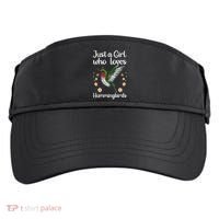 Cool Hummingbird For Girl Tropical Bird Watcher Birder Adult Drive Performance Visor thumb 0