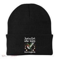 Cool Hummingbird For Girl Tropical Bird Watcher Birder Beanie thumb 0