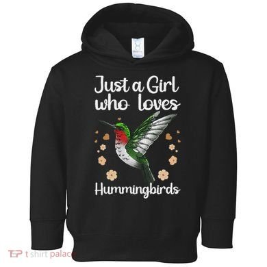 Cool Hummingbird For Girl Tropical Bird Watcher Birder Toddler Hoodie