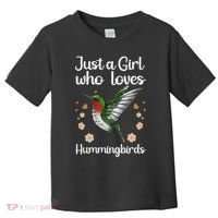 Cool Hummingbird For Girl Tropical Bird Watcher Birder Toddler T-Shirt thumb 0