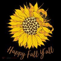 Cute Happy Fall Y'all Leopard Pattern Sunflower Coffee Mug thumb 5