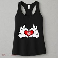 Cartoon Hands Forming Heart Tunisia Flag Women's Tank Top thumb 3