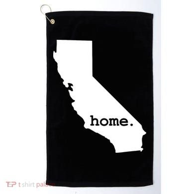 California Home Funny Golf Towel