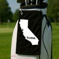 California Home Funny Golf Towel thumb 2
