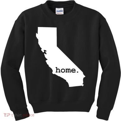 California Home Funny Kids Sweatshirt