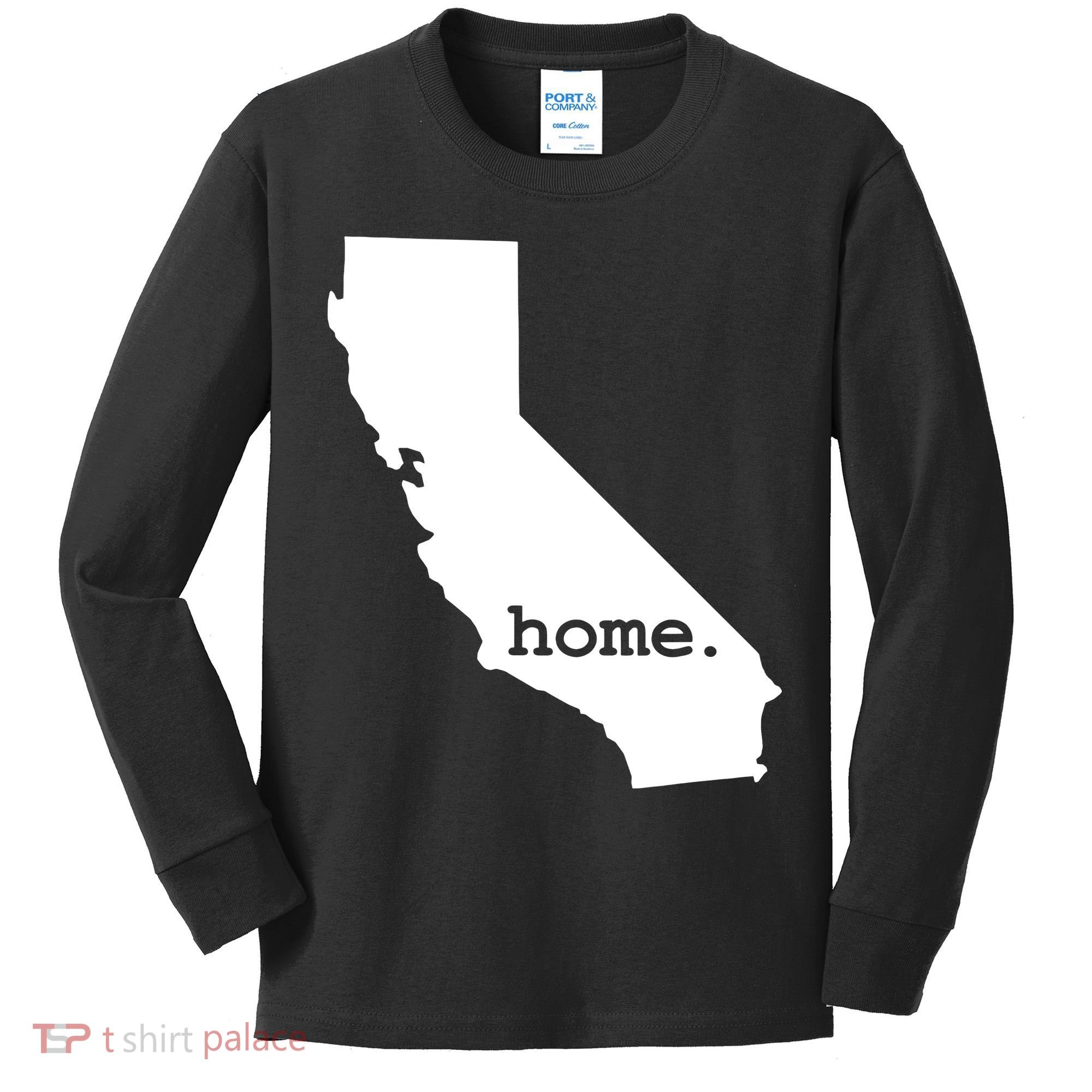 California Home Funny Kids Long Sleeve Shirt