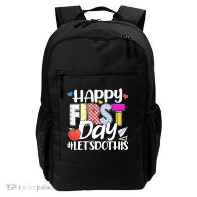 Cute Happy First Day #Lets Do This Backpack