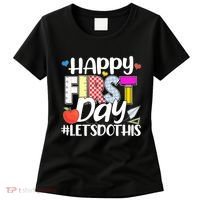 Cute Happy First Day #Lets Do This Women's T-Shirt thumb 0