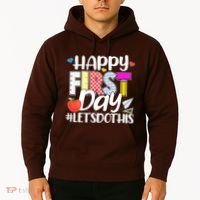 Cute Happy First Day #Lets Do This Hoodie thumb 2